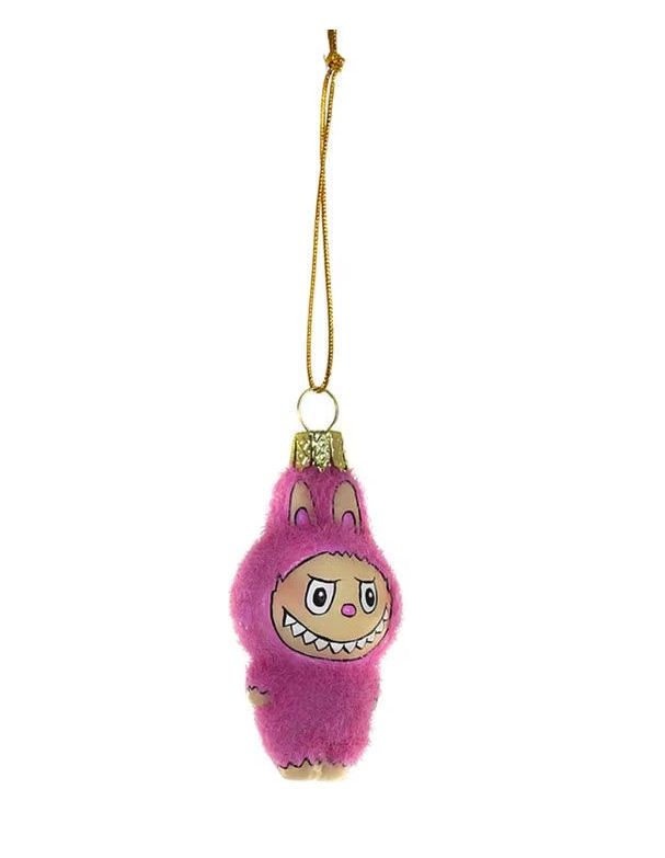 Mini Labubu Glass Ornament