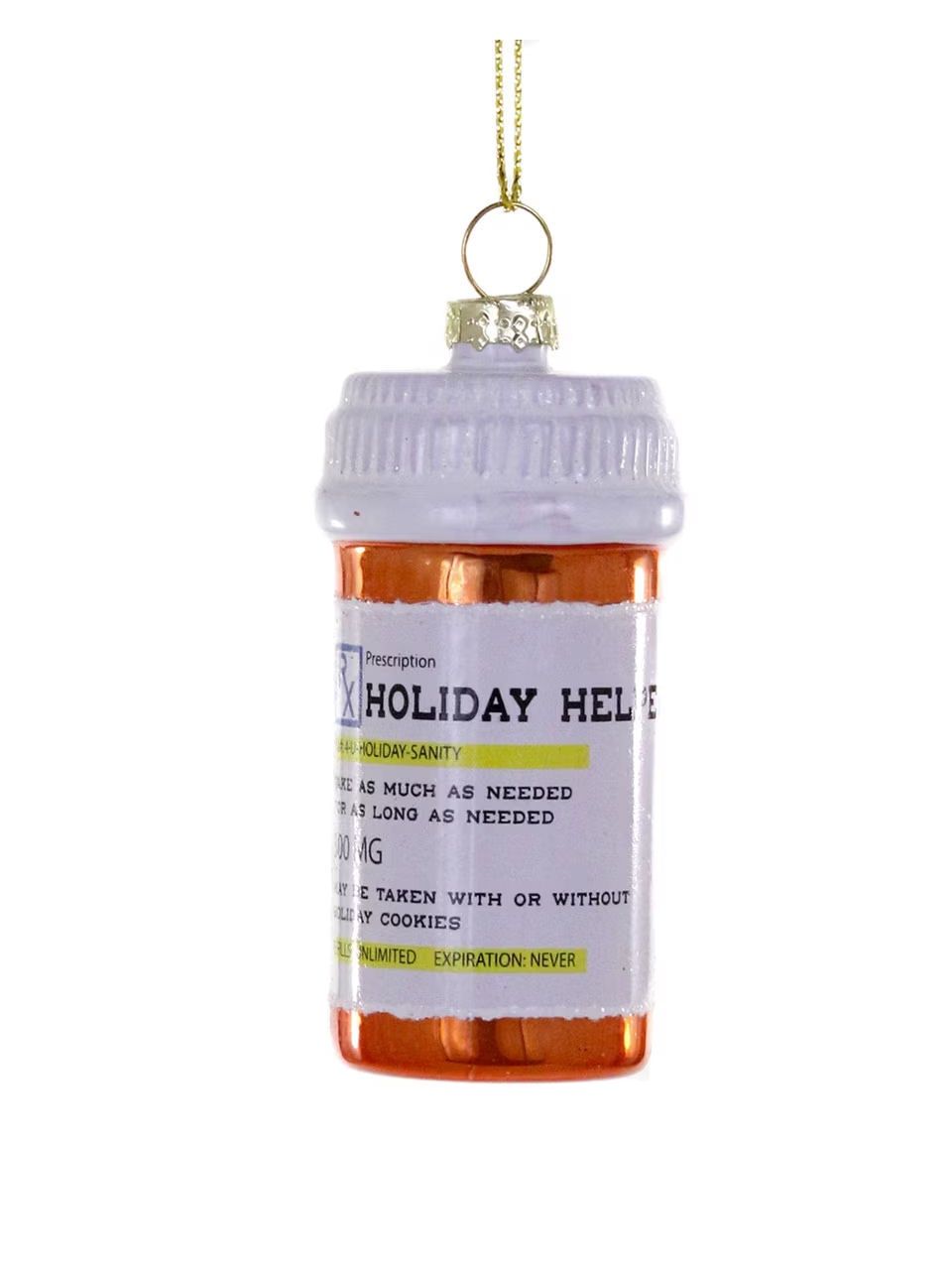 Holiday Helpers Glass Ornament
