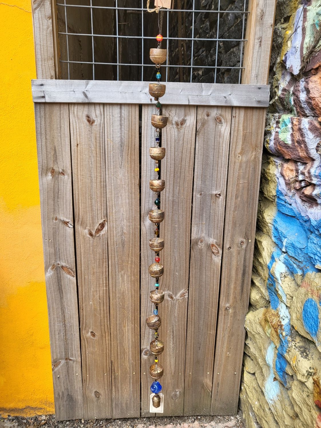 Rain Chain Metal Beads And Bell