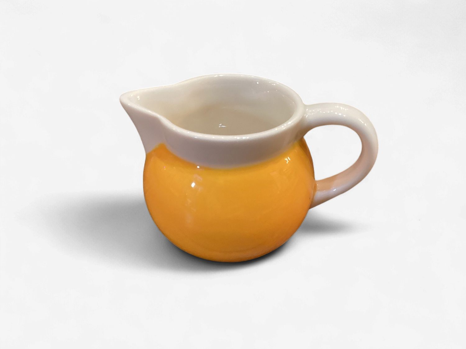 Ceramic Mini Orange Pitcher