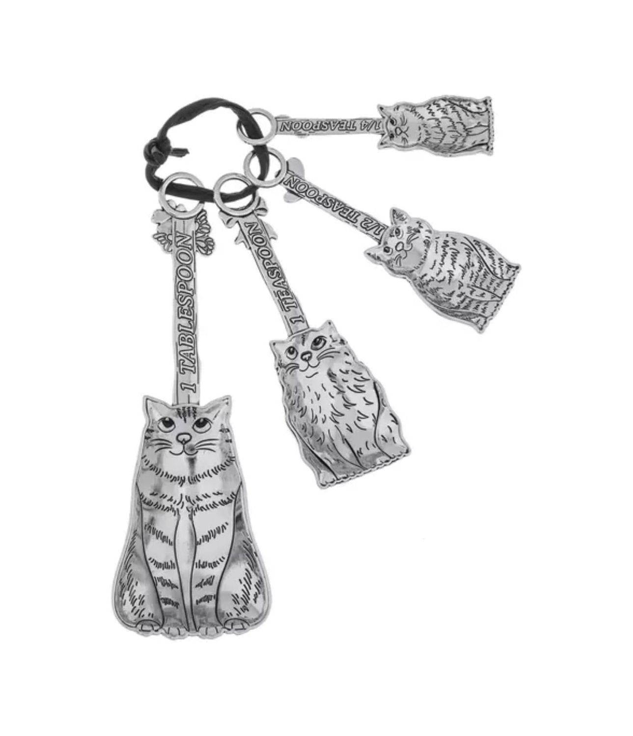 Metal Cat Measuring Spoons