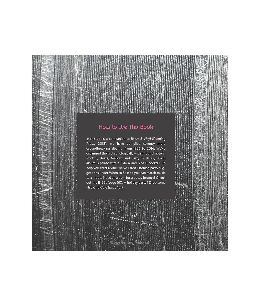 Booze And Vinyl 2 Hardcover Book
