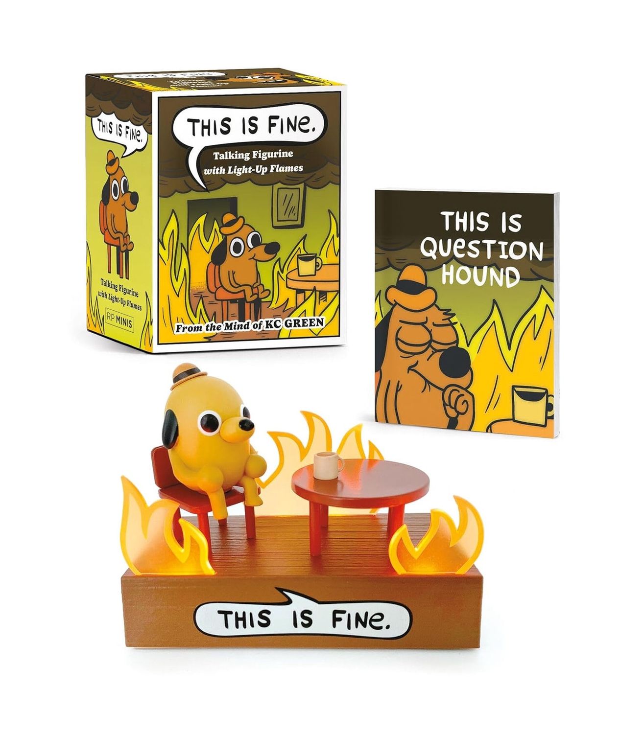 This Is Fine Talking Figurine