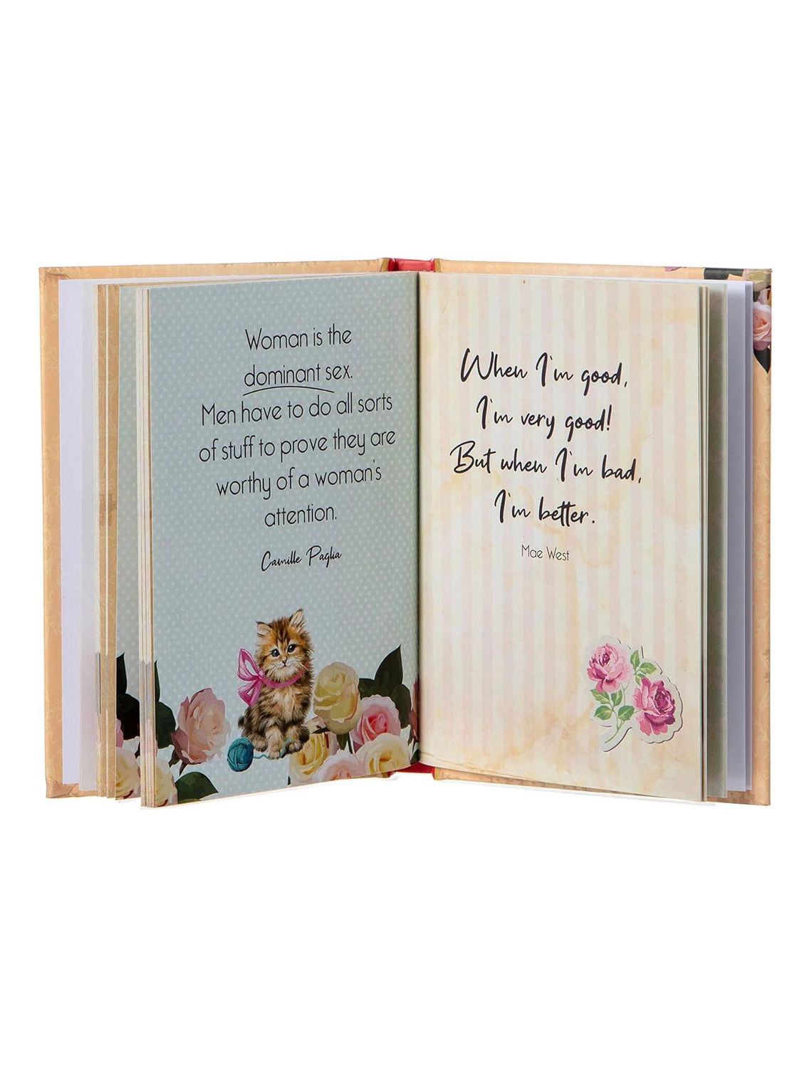 Pussy Power Powerful Quotes Hardcover Book