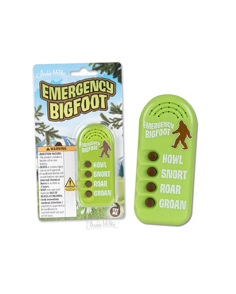Emergency Bigfoot Noisemaker