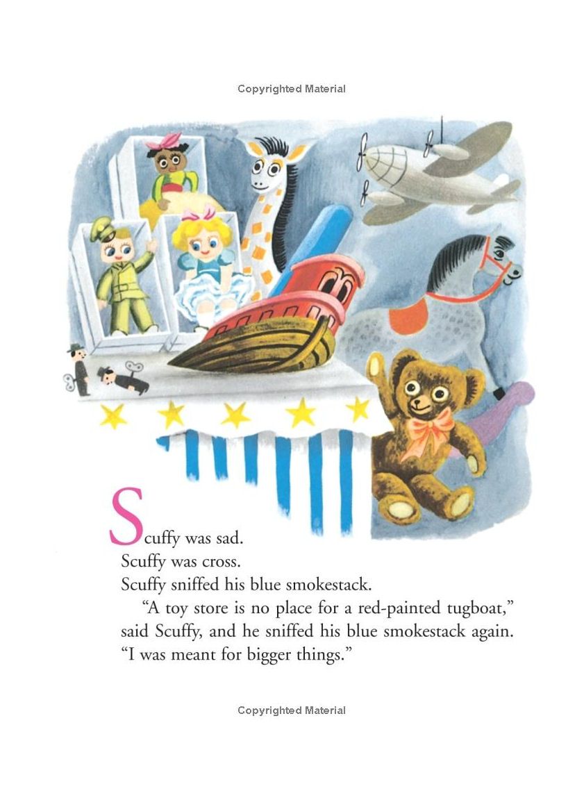 Scuffy The Tugboat Little Golden Hardcover Book LGB