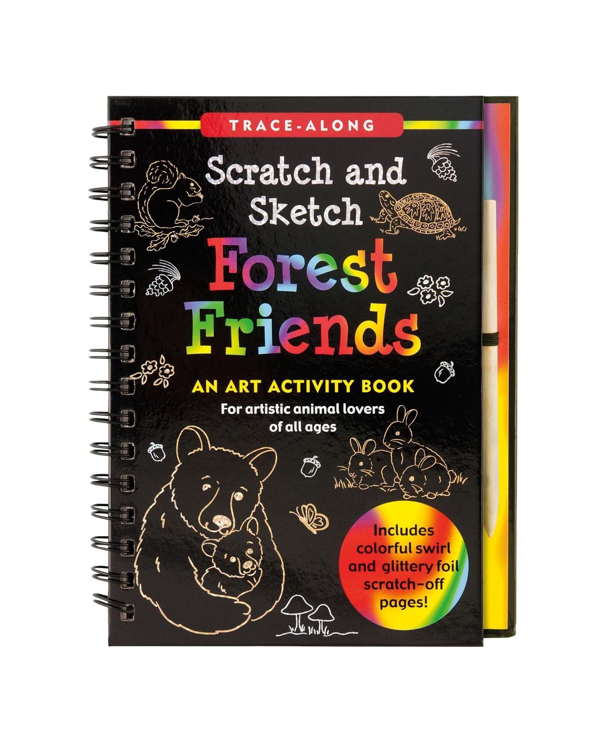Scratch And Sketch Forest Friends Hardcover Spiral Book
