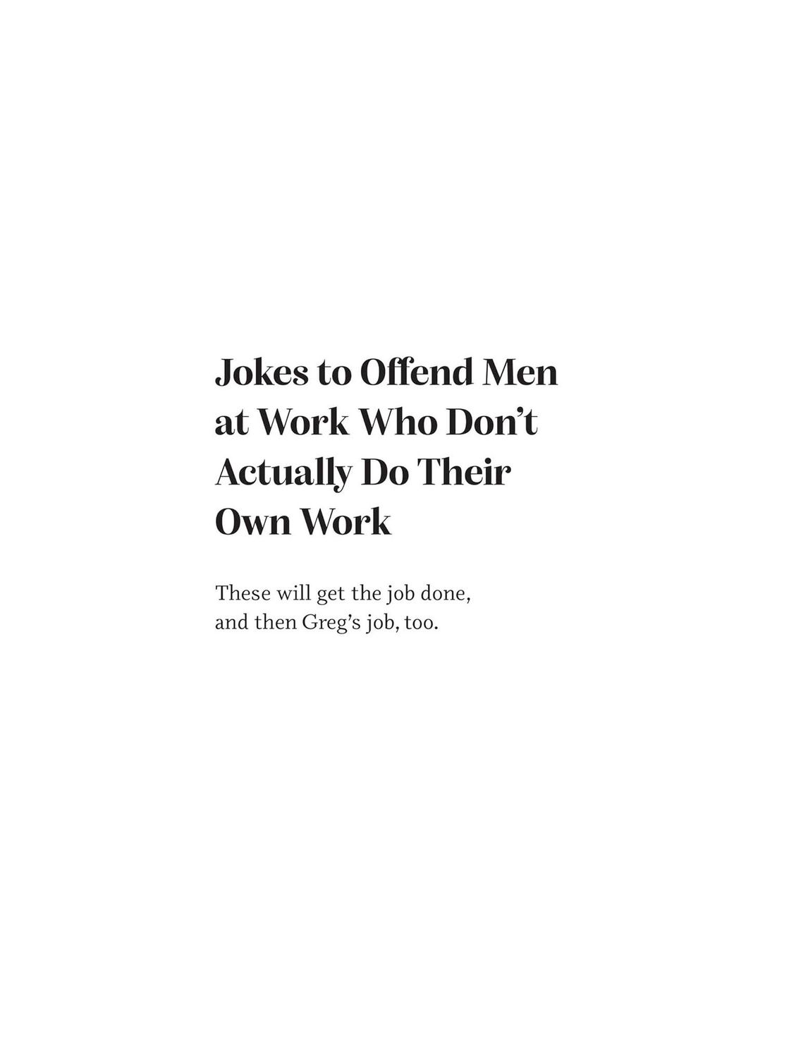 Jokes To Offend Men Hardcover Book