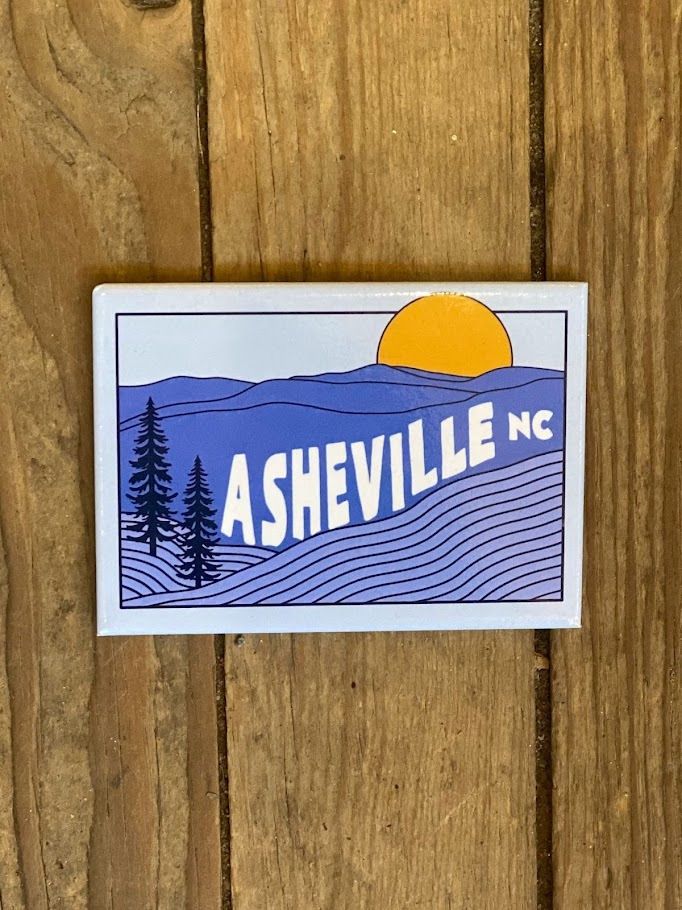 Asheville NC Landscape Magnet