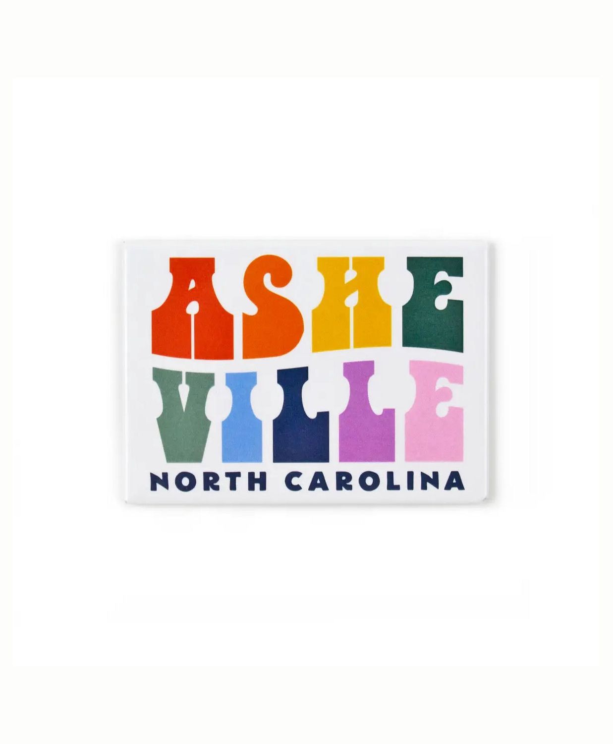 Asheville Groovy Type Magnet