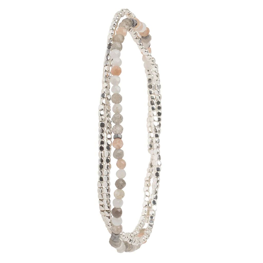 Delicate Stone Moonstone - Stone of Balance Bracelet or Necklace