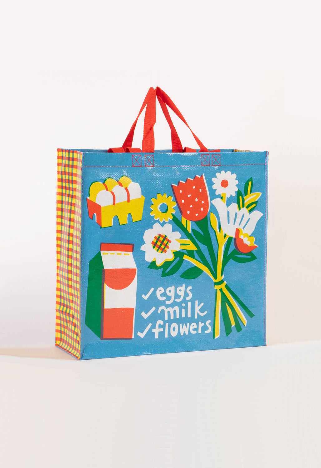 Eggs Milk Flowers Shopper Tote Bag