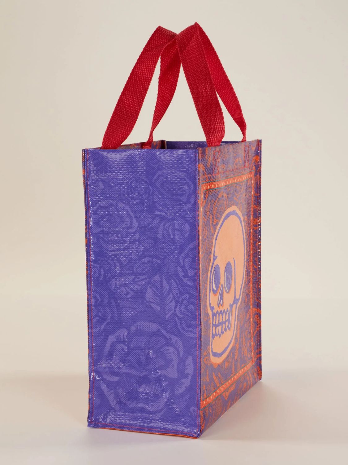 Skulls And Roses Handy Tote Bag