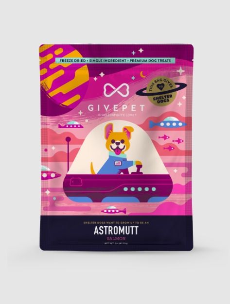 Astromutt Freeze Dried Salmon Dog Treats