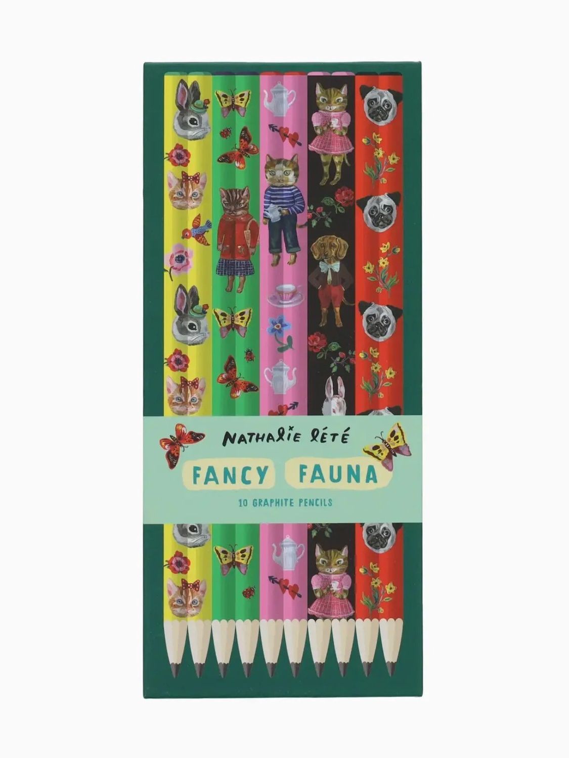 Fancy Fauna Graphite Pencils
