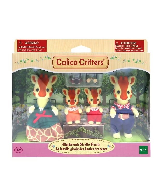 Calico Critters Highbranch Giraffe Family