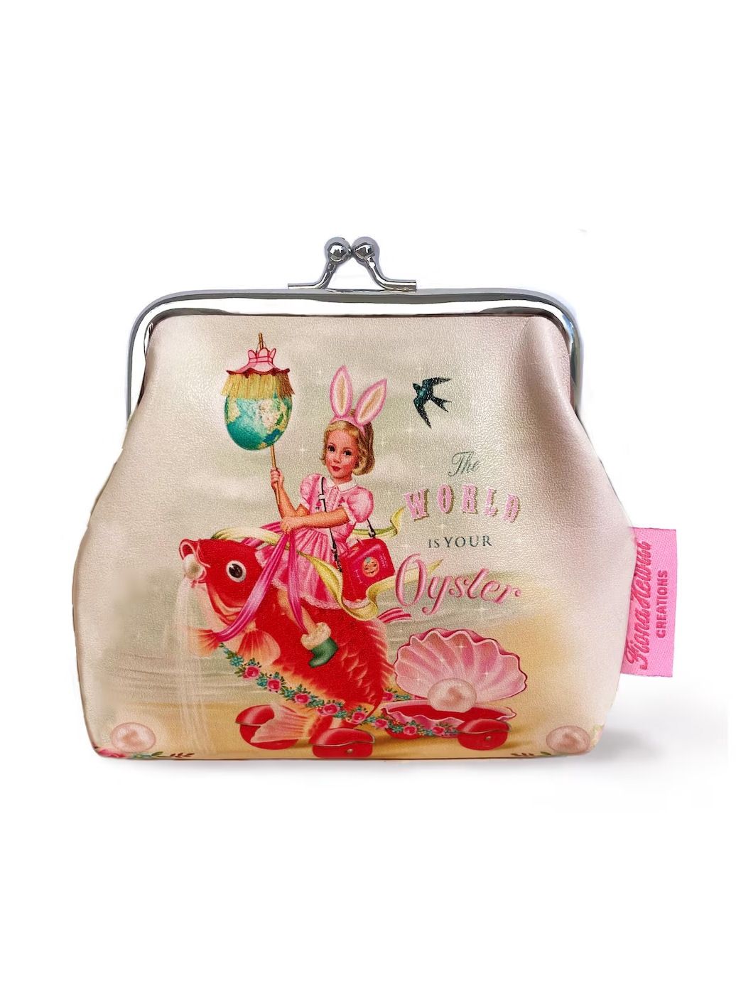 Fiona Hewitt The World Is Your Oyster Coin Purse