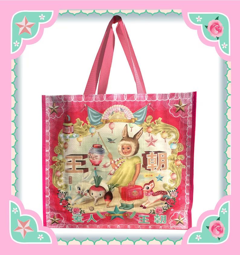 Fiona Hewitt Bunny Girl Tote Bag