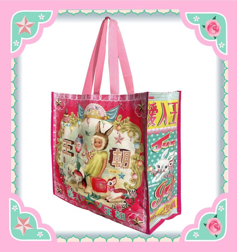 Fiona Hewitt Bunny Girl Tote Bag
