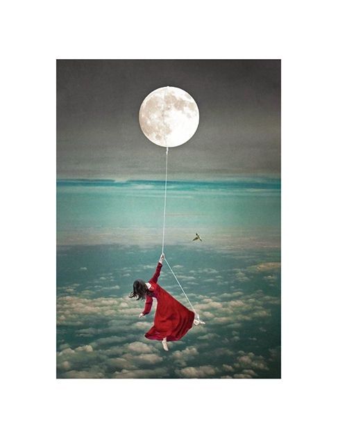Tied To The Moon Card