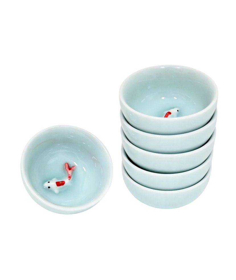 Koi Fish Mini Tea Cup Sauce Bowl