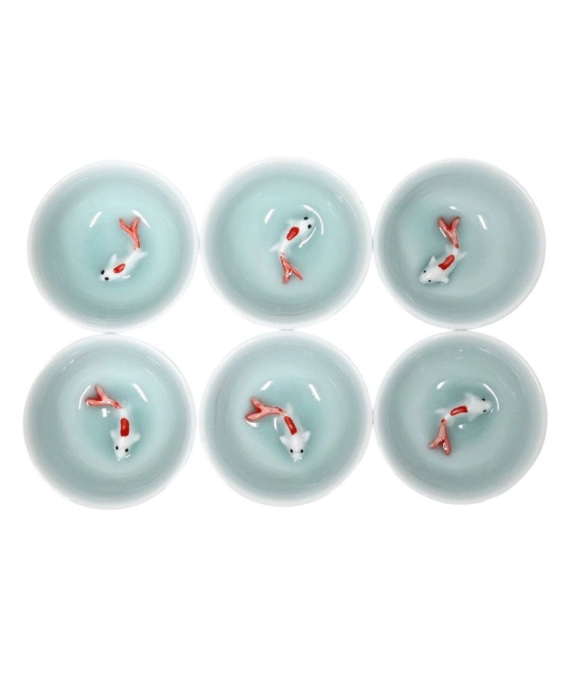 Koi Fish Mini Tea Cup Sauce Bowl