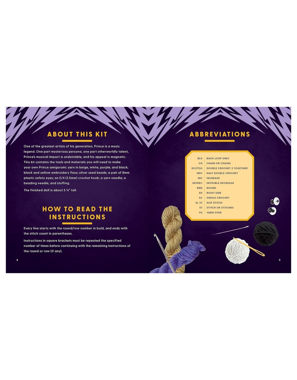 Unofficial Prince Book And Crochet Kit