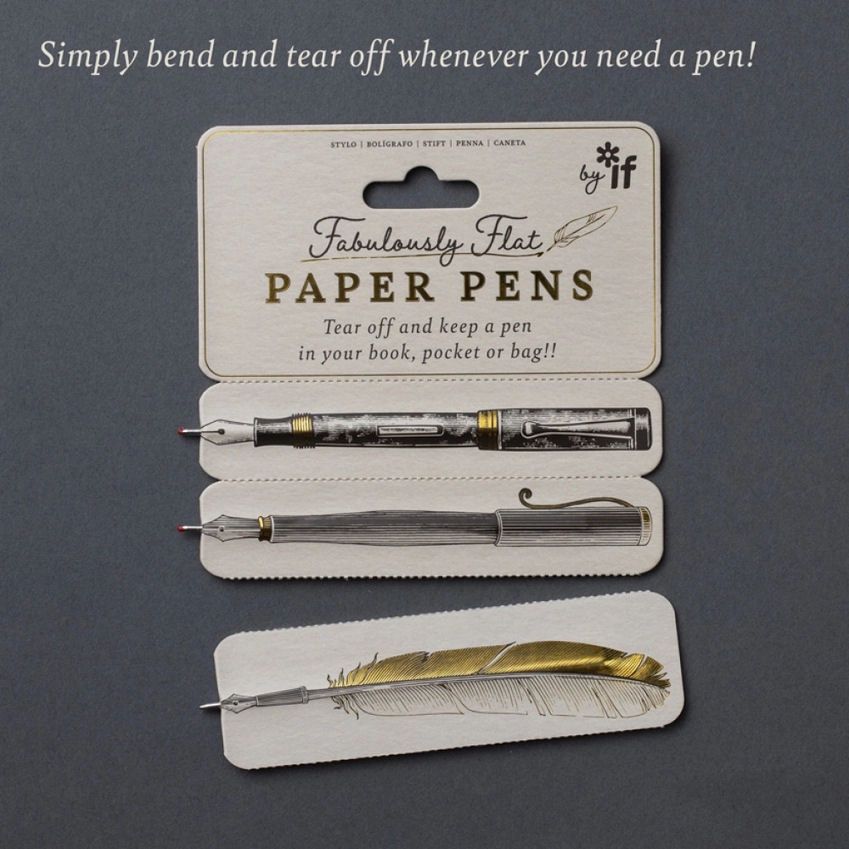 Fabulously Flat Paper Pens