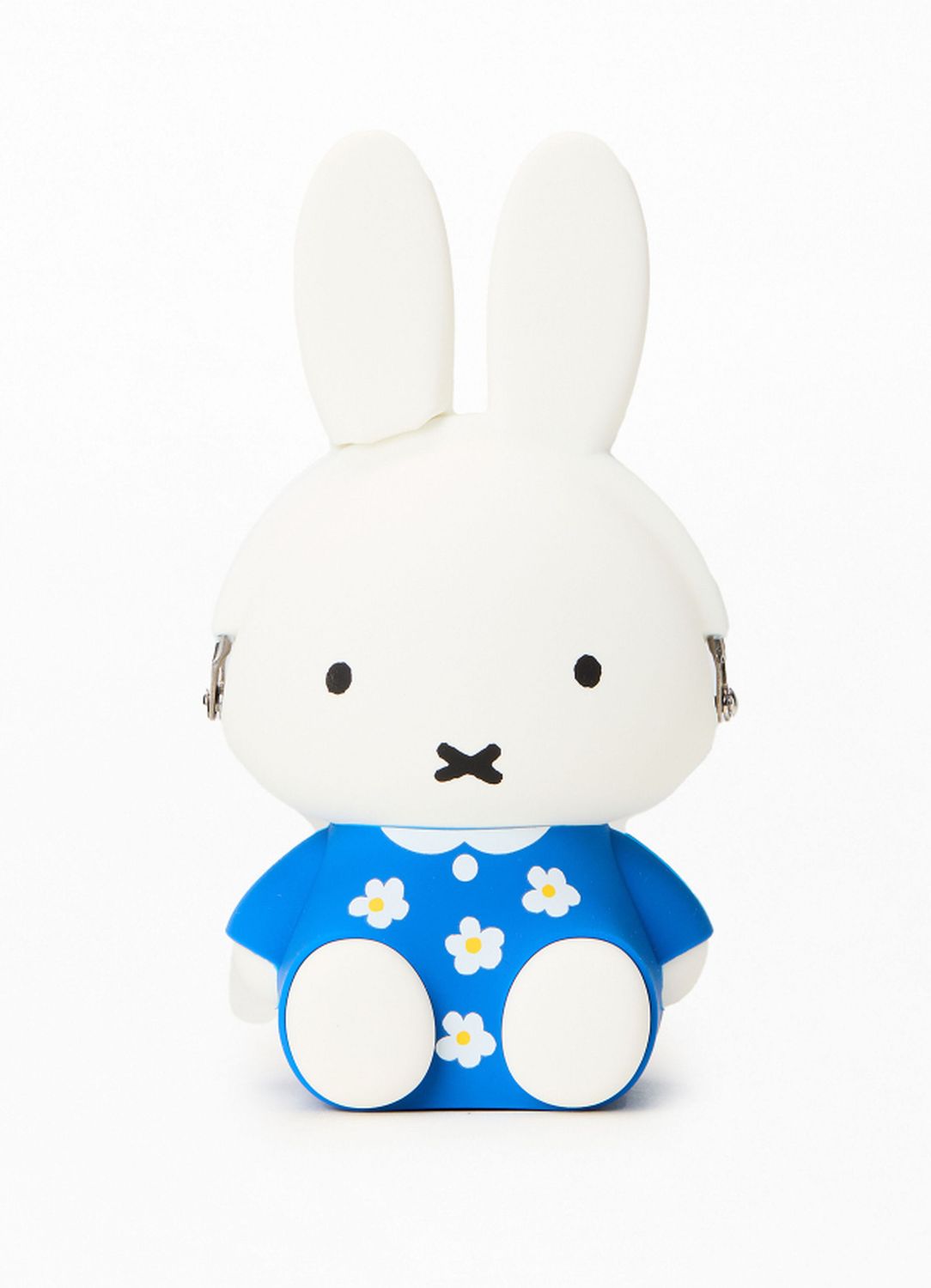 Blue Floral 3D Pochi Miffy Silicone Pouch