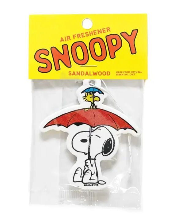Snoopy Umbrella Sandalwood Scent Air Freshener