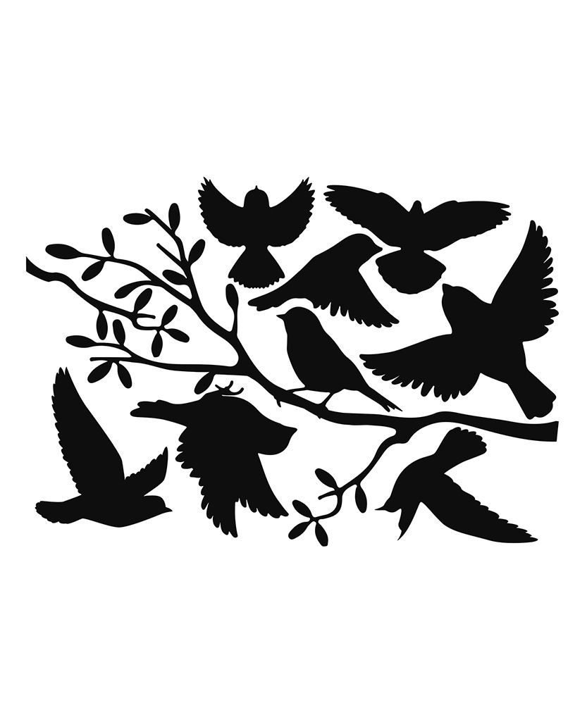 Birds Vinyl Stickers / Anti Bird Collision Stickers