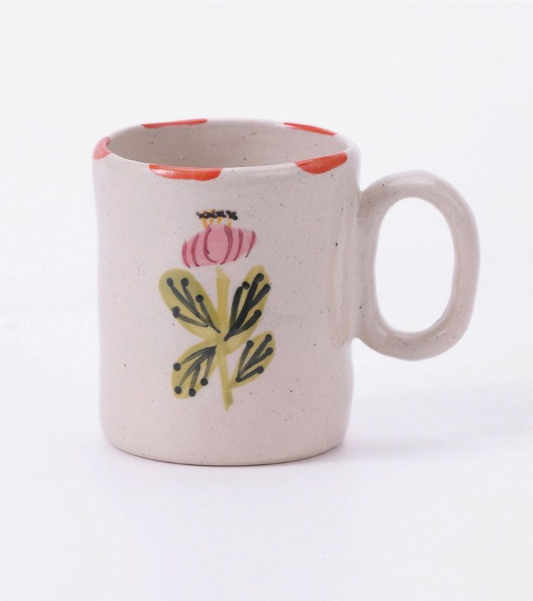 Ceramic Flower Mini Espresso Shot Mug