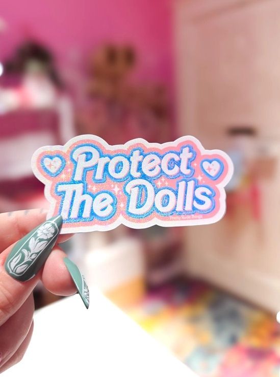 Protect The Dolls Star Sticker
