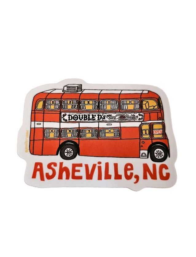 Double Decker Bus Sticker