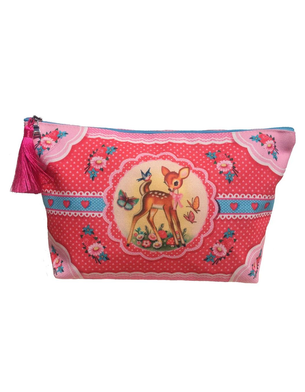 Fiona Hewitt Bambi Deer Large Makeup Bag
