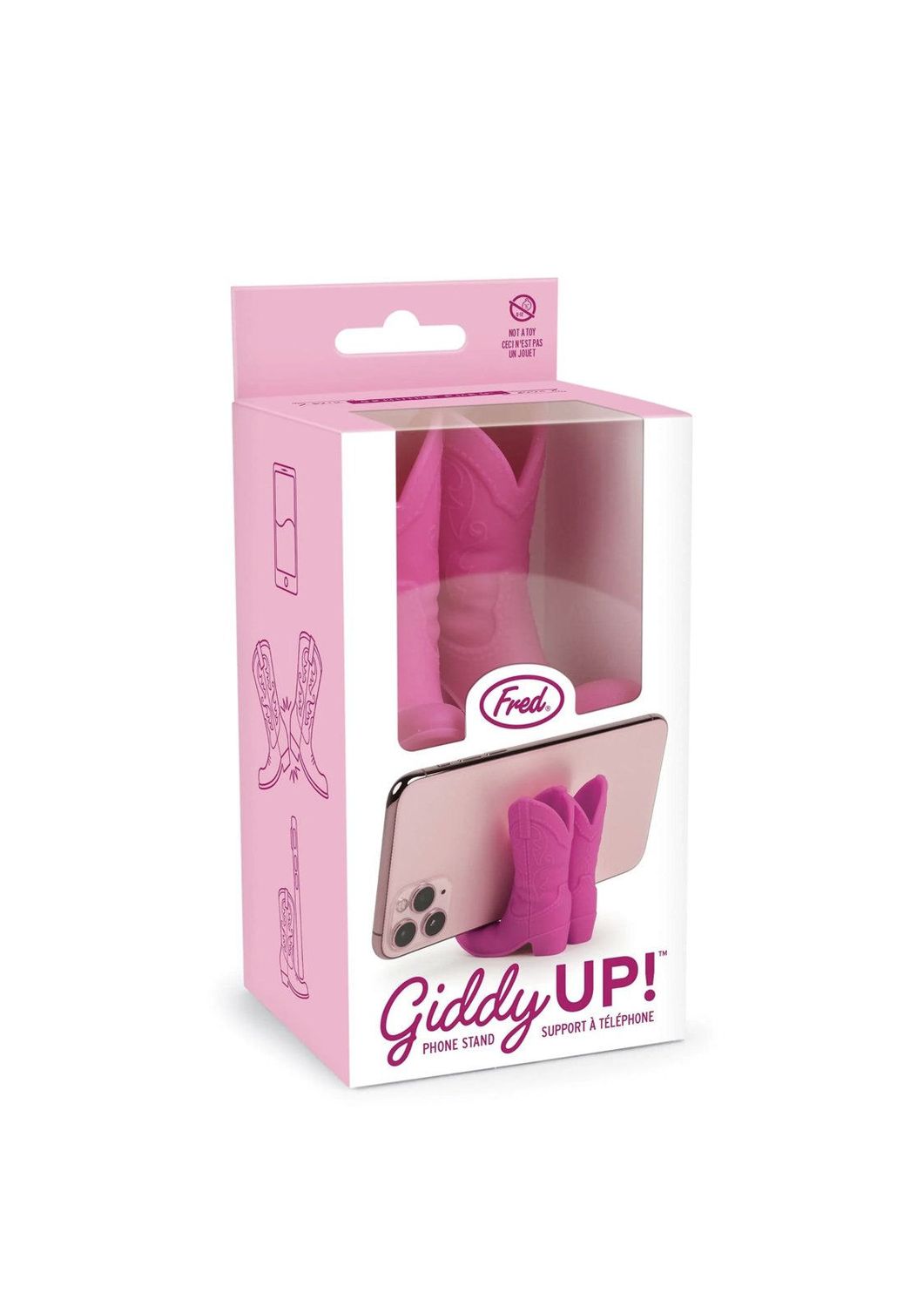 Giddy Up Pink Cowboy Boot Phone Stand