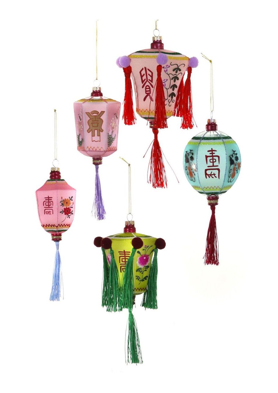 Glass Lantern Ornament