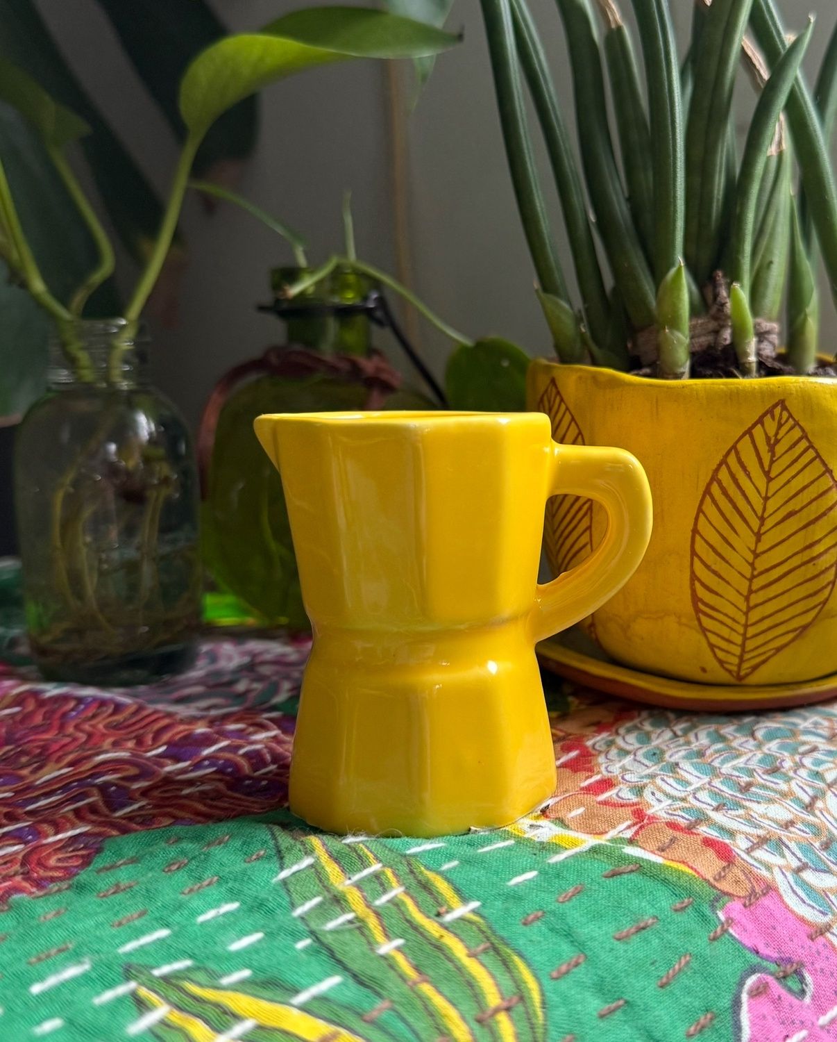 Bright Yellow Espresso Cup