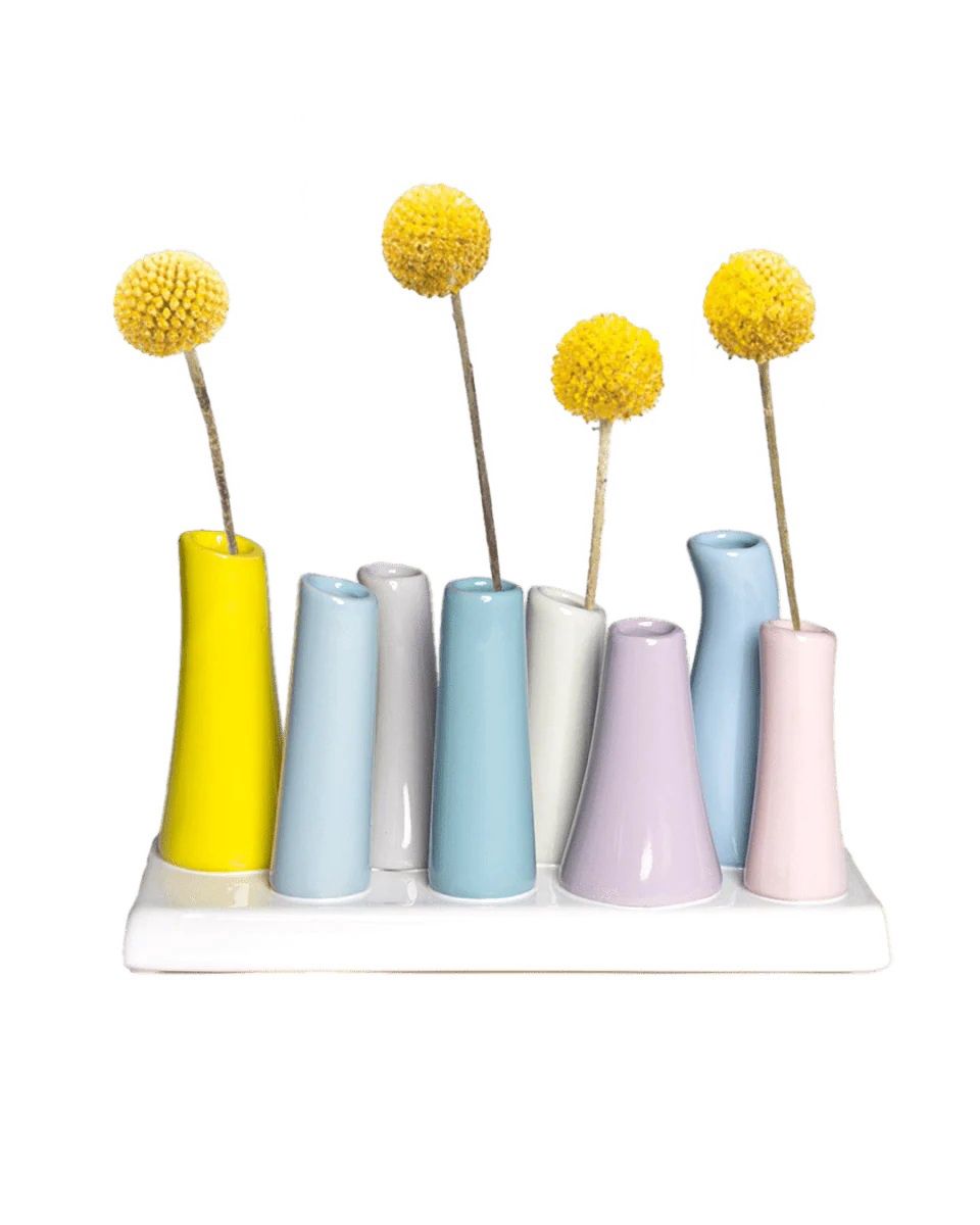 Wilson Yellow Modern Bud Vase