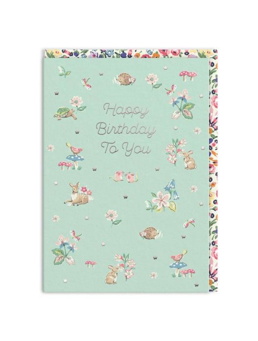 Happy Birthday To You Woodland Creatures Cath Kidston Card