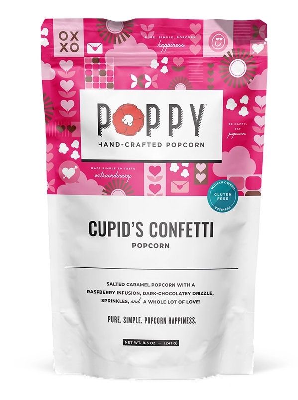 Cupid's Confetti Poppy Popcorn Market Bag