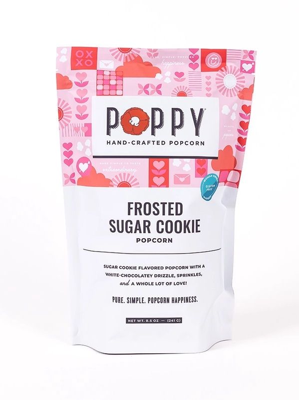 Frosted Sugar Cookie Poppy Popcorn Market Bag