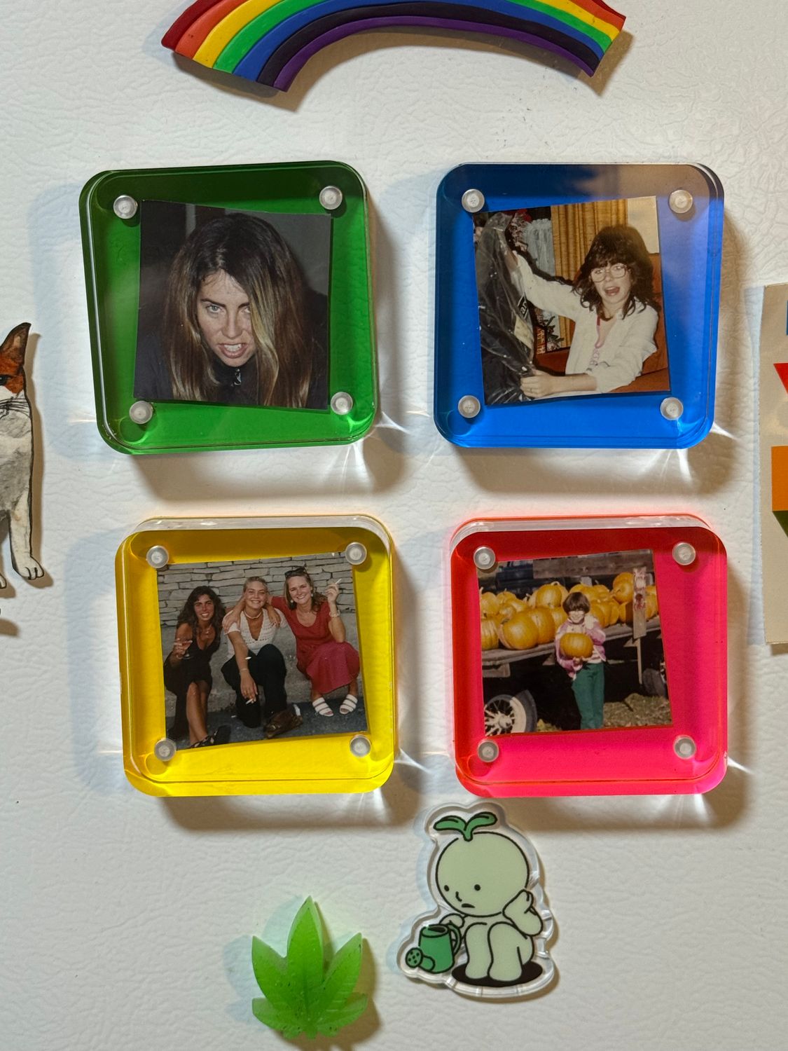 Acrylic Magnetic Square Mini Photo Frame