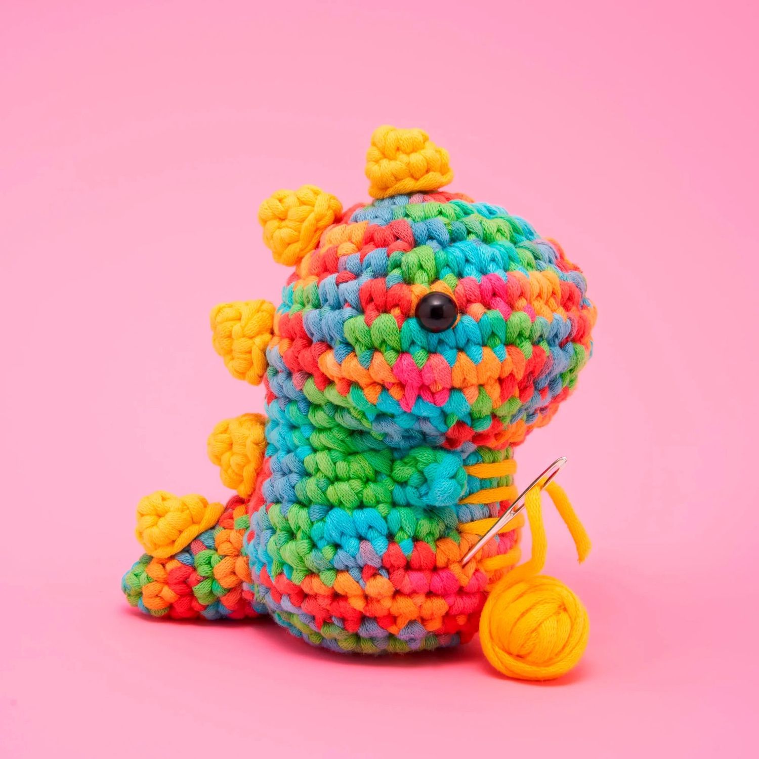 Woobles Disco Fred The Dino Crochet Kit