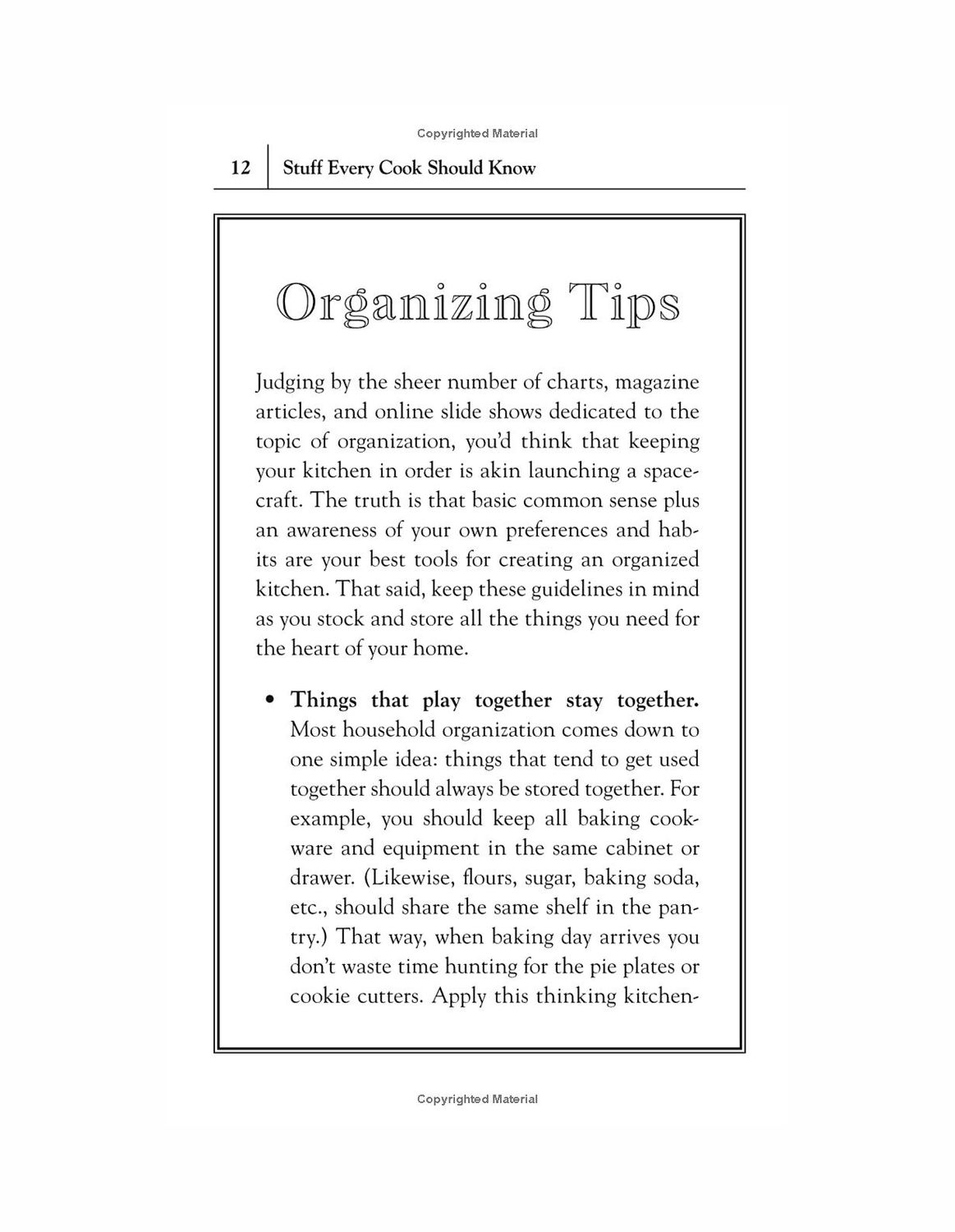 Stuff Every Cook Should Know Hardcover Cookbook