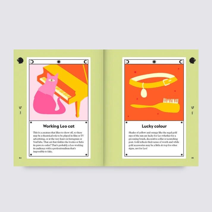Cat Astrology Hardcover Book