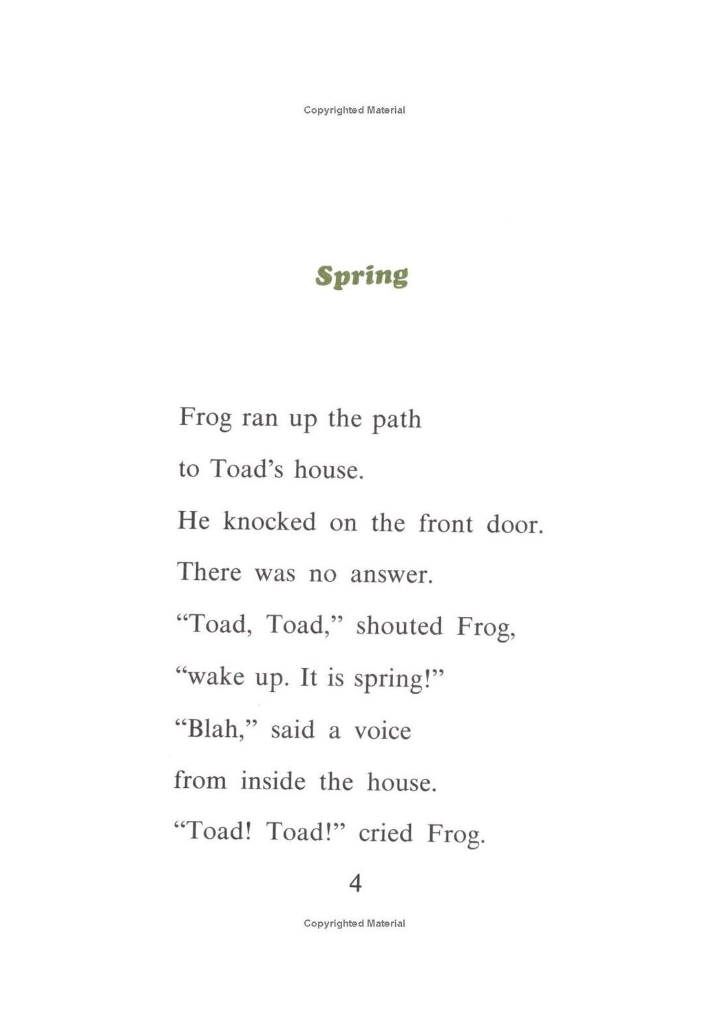 Frog And Toad Are Friends Paperback Book