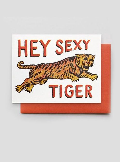 Hey Sexy Tiger Card