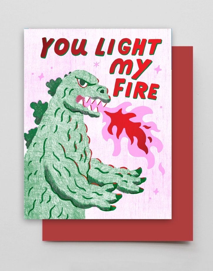 You Light My Fire Godzilla Card