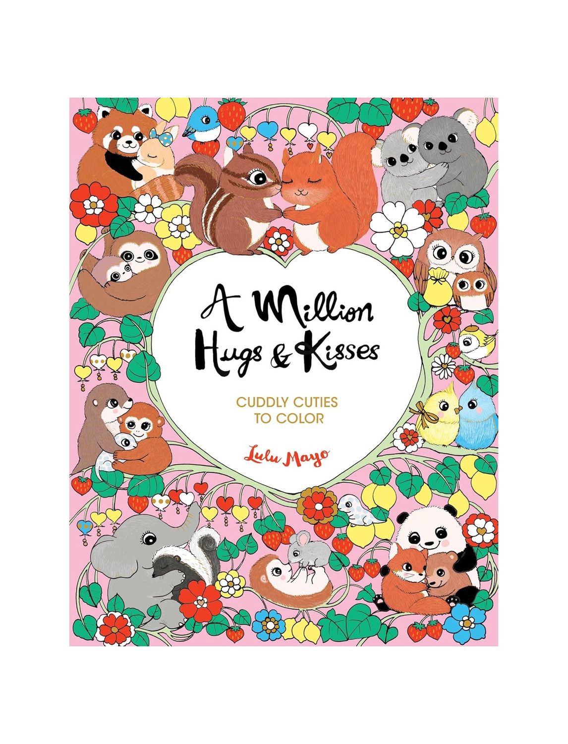 A Million Hugs And Kisses Paperback Coloring Book